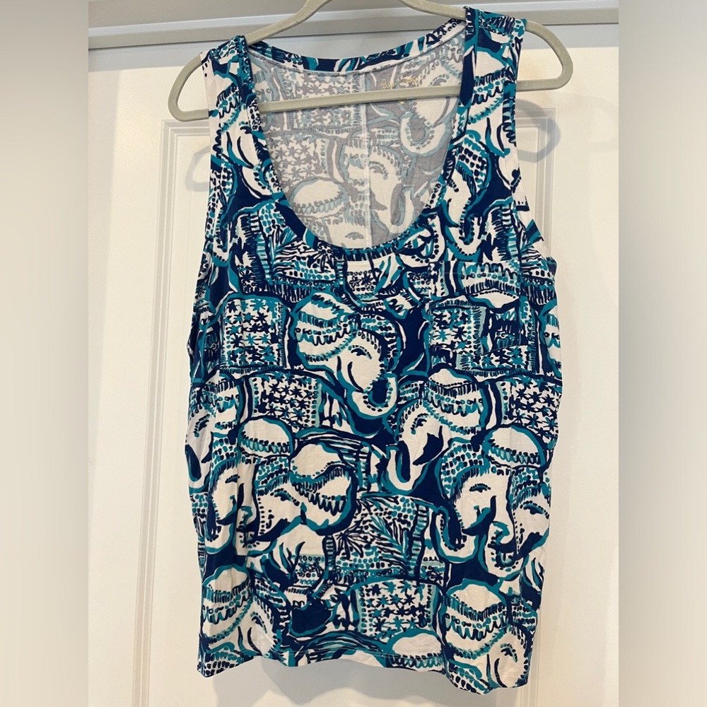 Lilly Pulitzer Elephant Tank Top